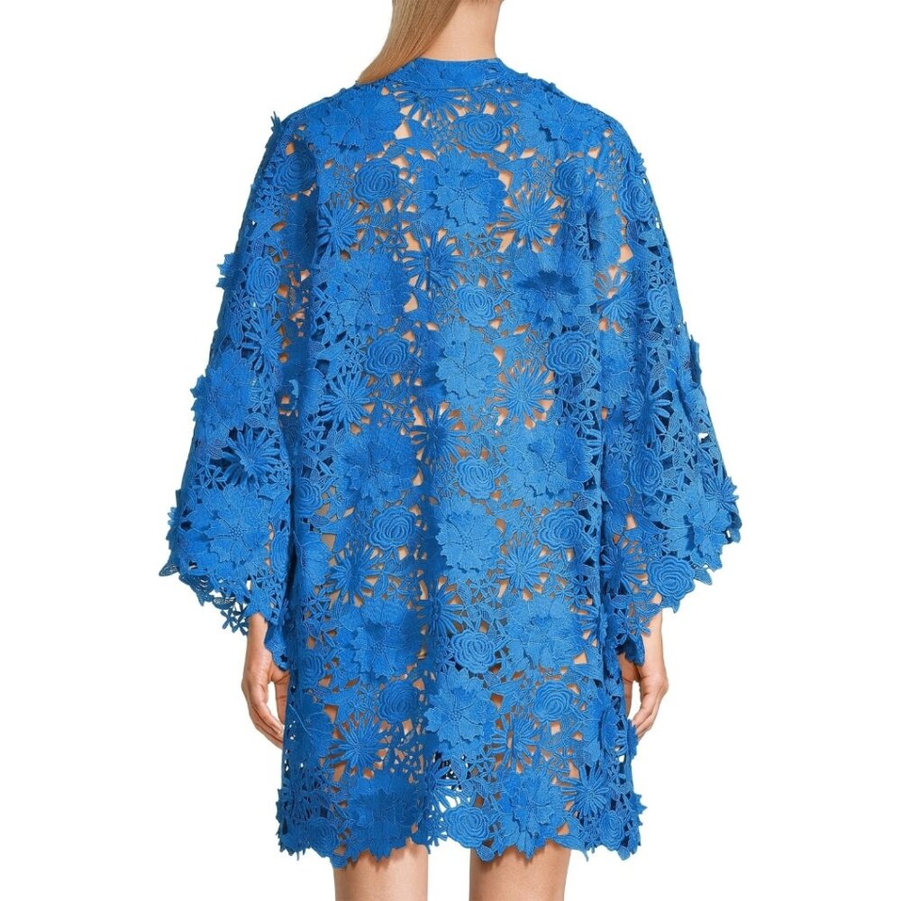 Floral Lace Mini Caftan - Picture 5 of 9